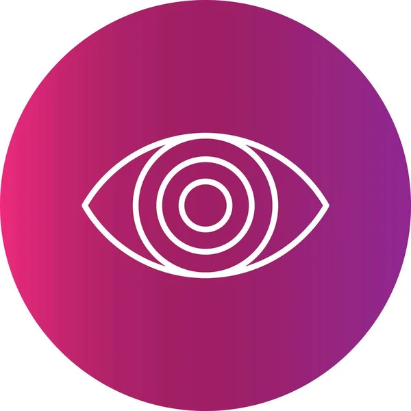 Eye Kreative Ikonen Desig — Stockvektor