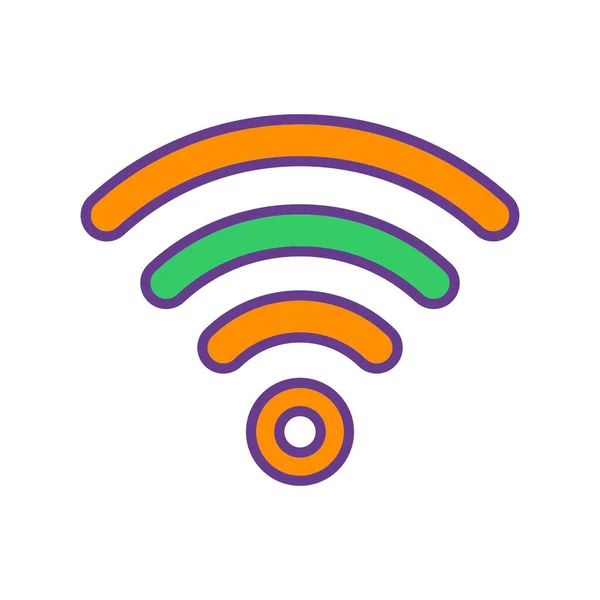 Wifi Iconos Creativos Desig — Vector de stock