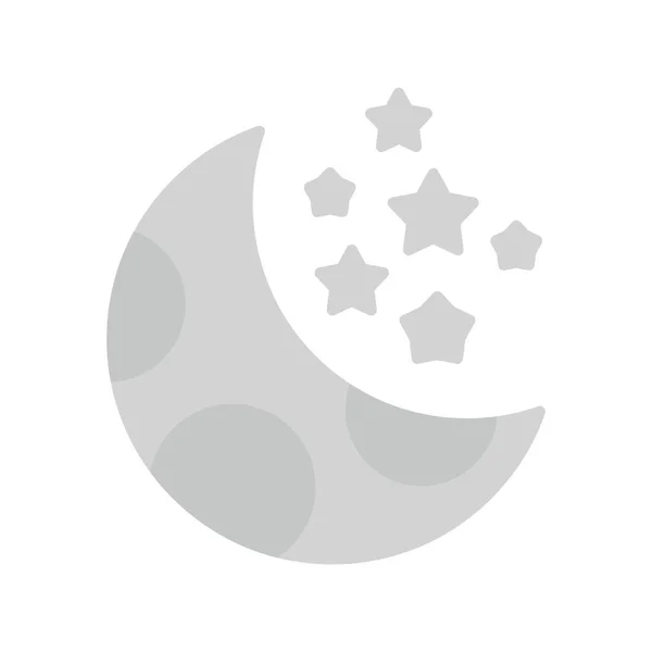 Luna Iconos Creativos Desig — Vector de stock