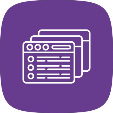 Sekmeler Yaratıcı Simgeler Tasarımı