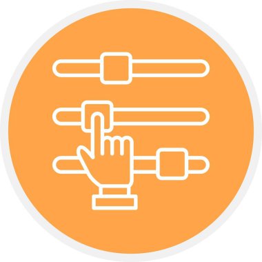  Kaydırıcılar Yaratıcı Simgeler Tasarımı