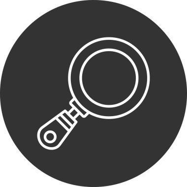 Büyütme Camı Yaratıcı Simgeler Tasarımı