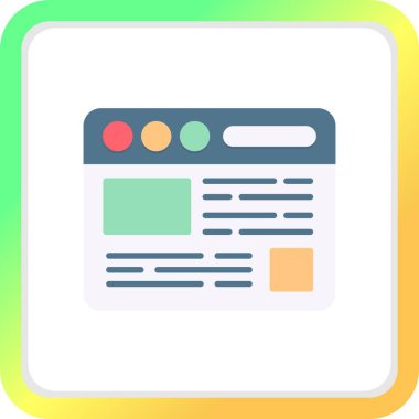 Tarayıcı Yaratıcı Simgeler Tasarımı