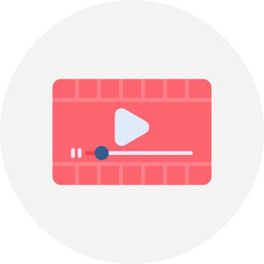 Video Oynatıcı Yaratıcı Simgeler Tasarımı