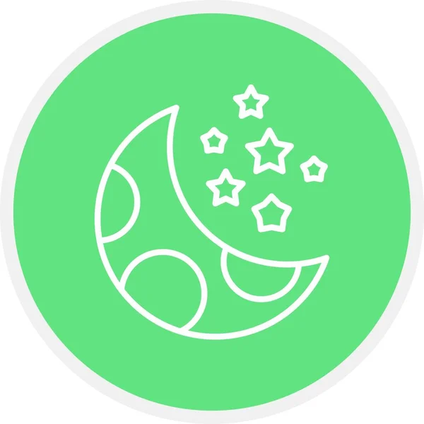 Moon Creative Icons Desig — Image vectorielle