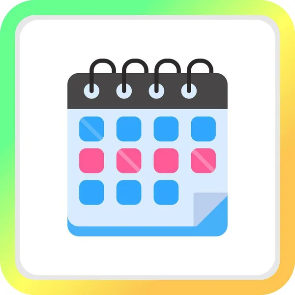 Calendar Creative Icons Desig — Vetor de Stock