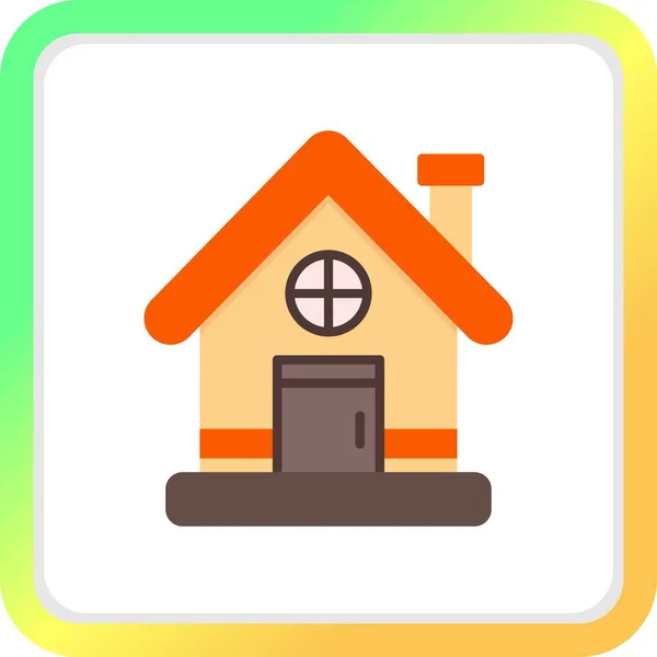 Home Creative Icons Desig — Stock Vector