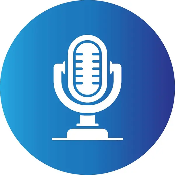Microphone Creative Icons Desig — Stok Vektör