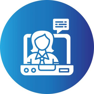 İş Görüşmesi Yaratıcı Simgeler Tasarımı