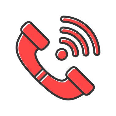 Telefon Alıcısı Yaratıcı Simgeler Tasarımı