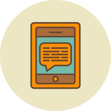  Telefondaki İleti Yaratıcı Simgeler Tasarımı