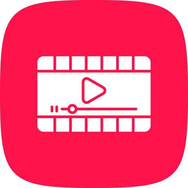 Video Oynatıcı Yaratıcı Simgeler Tasarımı