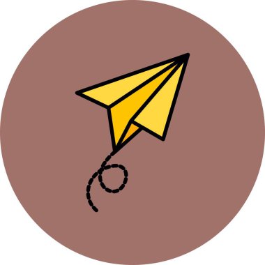  Kağıt Düzlem Yaratıcı Simgeler Tasarımı