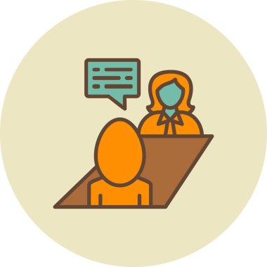  İş Görüşmesi Yaratıcı Simgeler Tasarımı