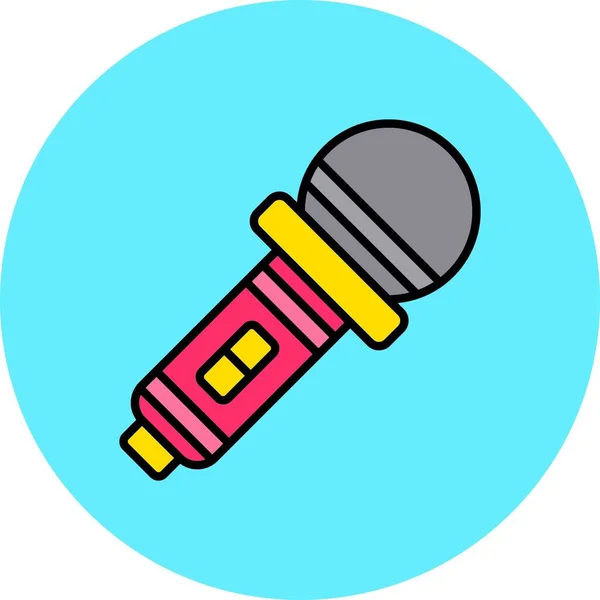 Microphone Creative Icons Desig — Wektor stockowy