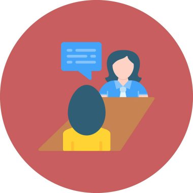  İş Görüşmesi Yaratıcı Simgeler Tasarımı