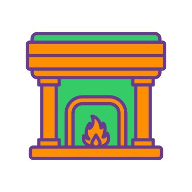  Fireplace Creative Icons Desig
