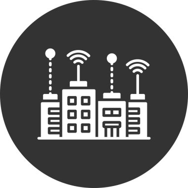 Akıllı Şehir Yaratıcı Simgeleri Tasarımı