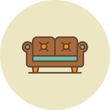 Koltuk Yaratıcı Simgeleri Tasarımı