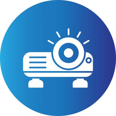 Projektör Yaratıcı Simgeler Tasarımı