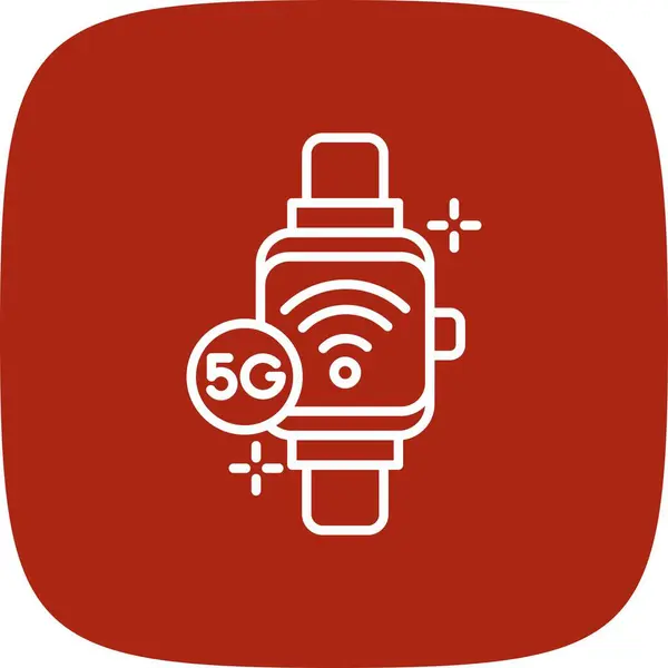 Smartwatch Креативні Піктограми Демонструвати — стоковий вектор