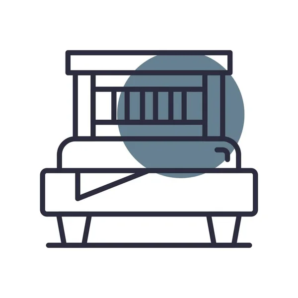 Bed Creative Icons Desig — Stock vektor