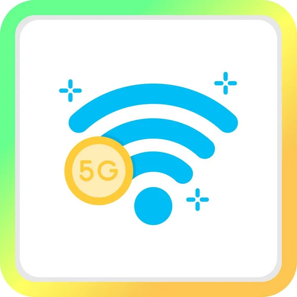 Wireless Creative Icons Desig — Stock Vector