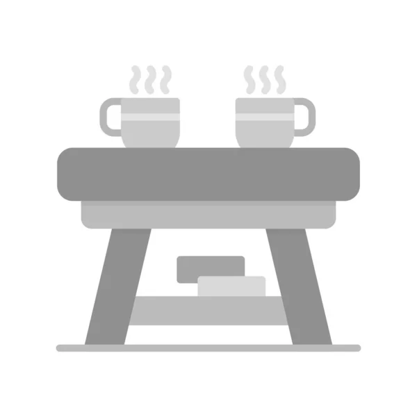 Coffee Table Creative Icons Desig — Διανυσματικό Αρχείο