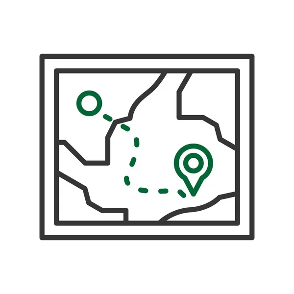 Map Creative Icons Desig — Vector de stock