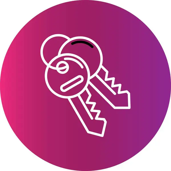 Keys Creative Icons Desig — Vetor de Stock