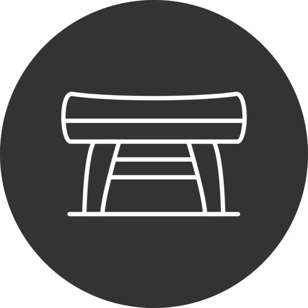 Bench Creative Icons Desig — Stock Vector
