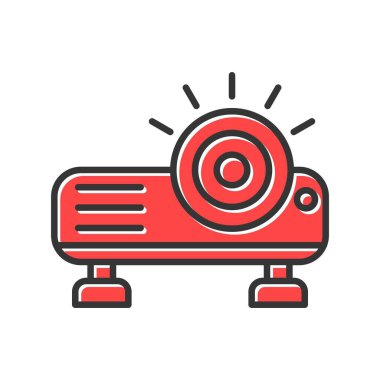 Projektör Yaratıcı Simgeler Tasarımı