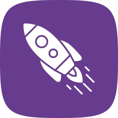  Inclined Rocket Creative Icons Desig