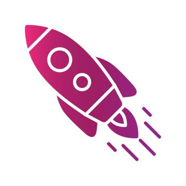  Inclined Rocket Creative Icons Desig