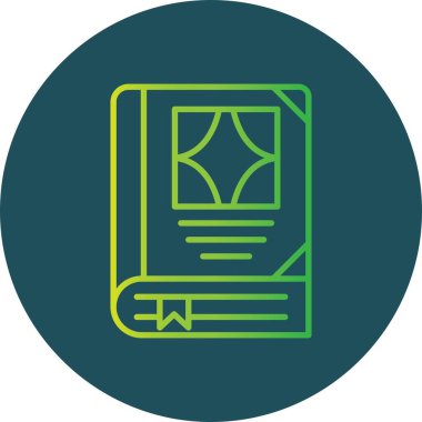 Kapatılan Kitap Yaratıcı Simgeler Tasarımı