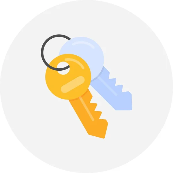 Keys Creative Icons Desig — Stock Vector