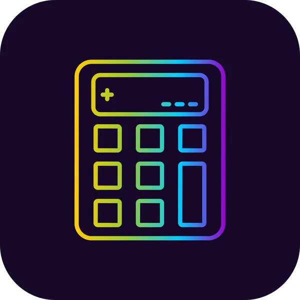 Calculator Creative Icons Desig — Image vectorielle