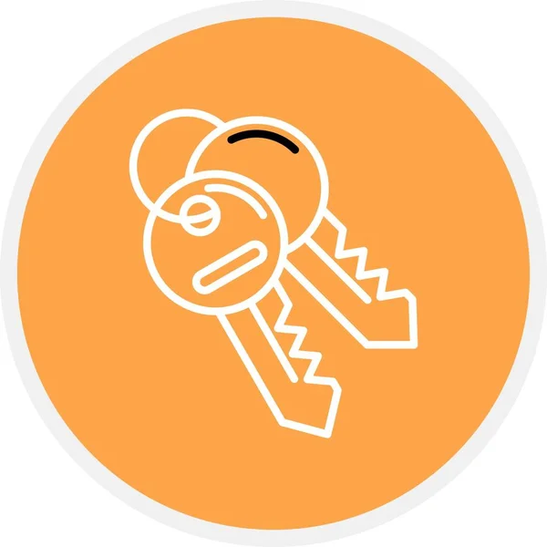 Keys Creative Icons Desig — 图库矢量图片