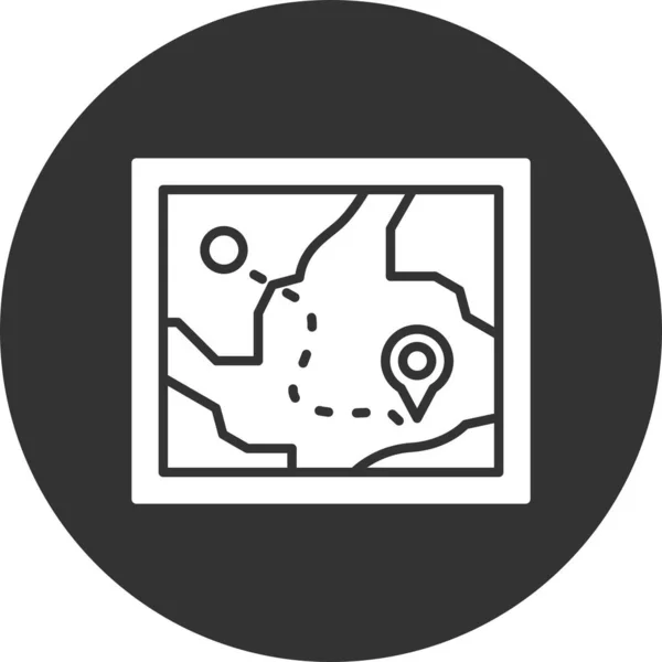 Map Creative Icons Desig — Stock Vector
