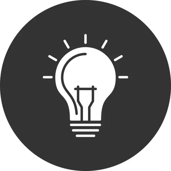 Big Light Creative Icons Desig — Stock Vector