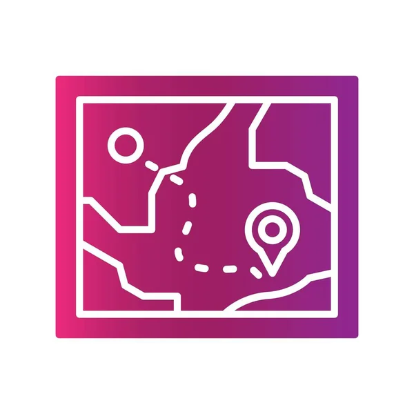 Map Creative Icons Desig — Stockvektor