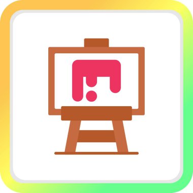 Paint Canvas Creative Icons Desig