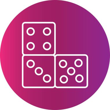  Domino Parçası Yaratıcı Simgeler Tasarımı