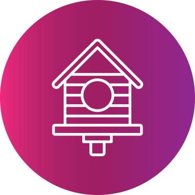 Kuş Evi Yaratıcı Simgeleri Tasarımı