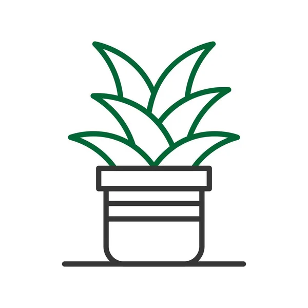 Plant Pot Creative Icons Desig — Stock Vector