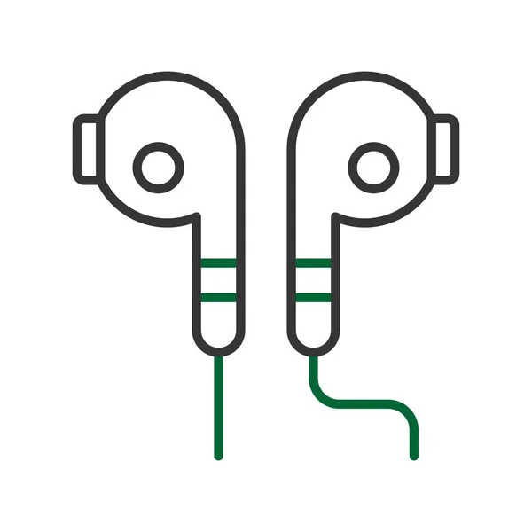 Earbuds Creative Icons Desig — Stock Vector