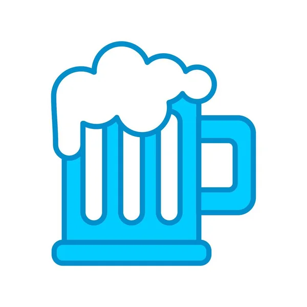 ビールのクリエイティブアイコンのピンデザイン — ストックベクタ
