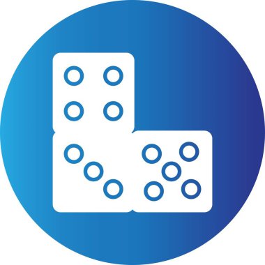  Domino Parçası Yaratıcı Simgeler Tasarımı