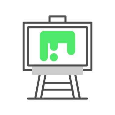 Paint Canvas Creative Icons Desig