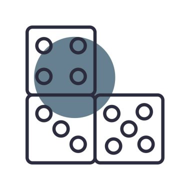  Domino Parçası Yaratıcı Simgeler Tasarımı